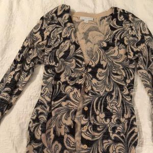 Black and Gold Sparkly Cardigan